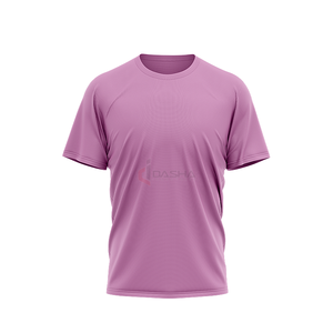 Camiseta ajustada de manga corta de verano para hombre, estampado de logotipo personalizado en Color sólido, ropa deportiva de punto en blanco liso, estilo de calle - Product Image 1