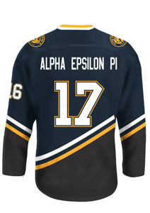 Maillot et chaussettes de hockey sur glace sublimés personnalisés Logo de l'équipe personnalisé Maillot de hockey en sergé rayé - Product Image 6