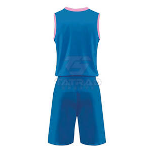 Tenues de basket-ball imprimées respirantes personnalisées du Pakistan, service OEM disponible à la vente - Product Image 3