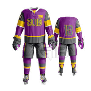 Meilleure vente à prix d'usine Ensembles de hockey sur glace Soft Touch Uniforme en vrac à vendre - Product Image 6