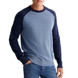 Automne et hiver nouveau pull tricoté de couleur unie col rond pulls pour hommes pull respirant tricots chandails pour hommes - Product Image 3