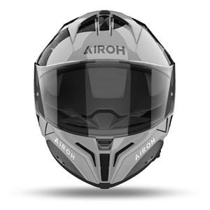 Airoh Matryx Scope Half-Face <b>Retro</b> Sport-Touring 4 Season <b>Motorcycles</b> <b>Helmet</b> Gray Gloss ABS Shell L Size Visor New Condition - Product Image 4