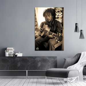 Póster de Bob Marley con guitarra, decoración de pared perfecta - Product Image 4