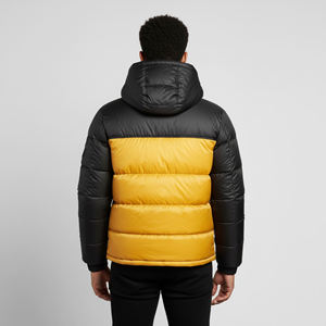 Chaqueta de Invierno con Logotipo Personalizado al por Mayor, Chaqueta Reversible con Cuello Alto, Impermeable, Acolchada, Brillante, Tipo Puffer - Product Image 2