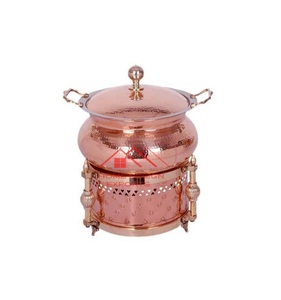 Plat de service alimentaire en métal décor de mariage et d'hôtel fini argent poli miroir accessoires de décoration d'hôtel et de mariage OEM - Product Image 3