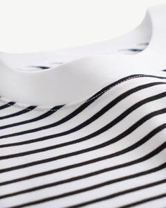 Camiseta Formal de manga corta para hombre, color sólido, corte Regular, tejido de punto de algodón 100%, rutina ecológica de Vietnam - Product Image 6