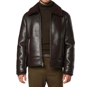 Veste en polaire à capuche pour homme, style varsity, personnalisée, pour moto, hiver, épaisse, fourrure, livraison frontale - Product Image 1