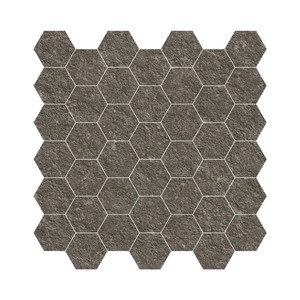 La géométrie qui inspire 48mm Hexagon Mosaïque en porcelaine vitrifiée pour hôtel, cuisine, salle de bain, élévation 298x301mm - Product Image 1