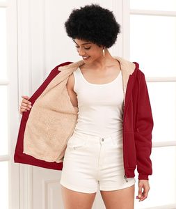 Sudadera con capucha de moda para hombre con cremallera de algodón Fleece Zip Up Hoodie Streetwear Style Jogger Set Sudadera con capucha Sudadera de invierno - Product Image 3