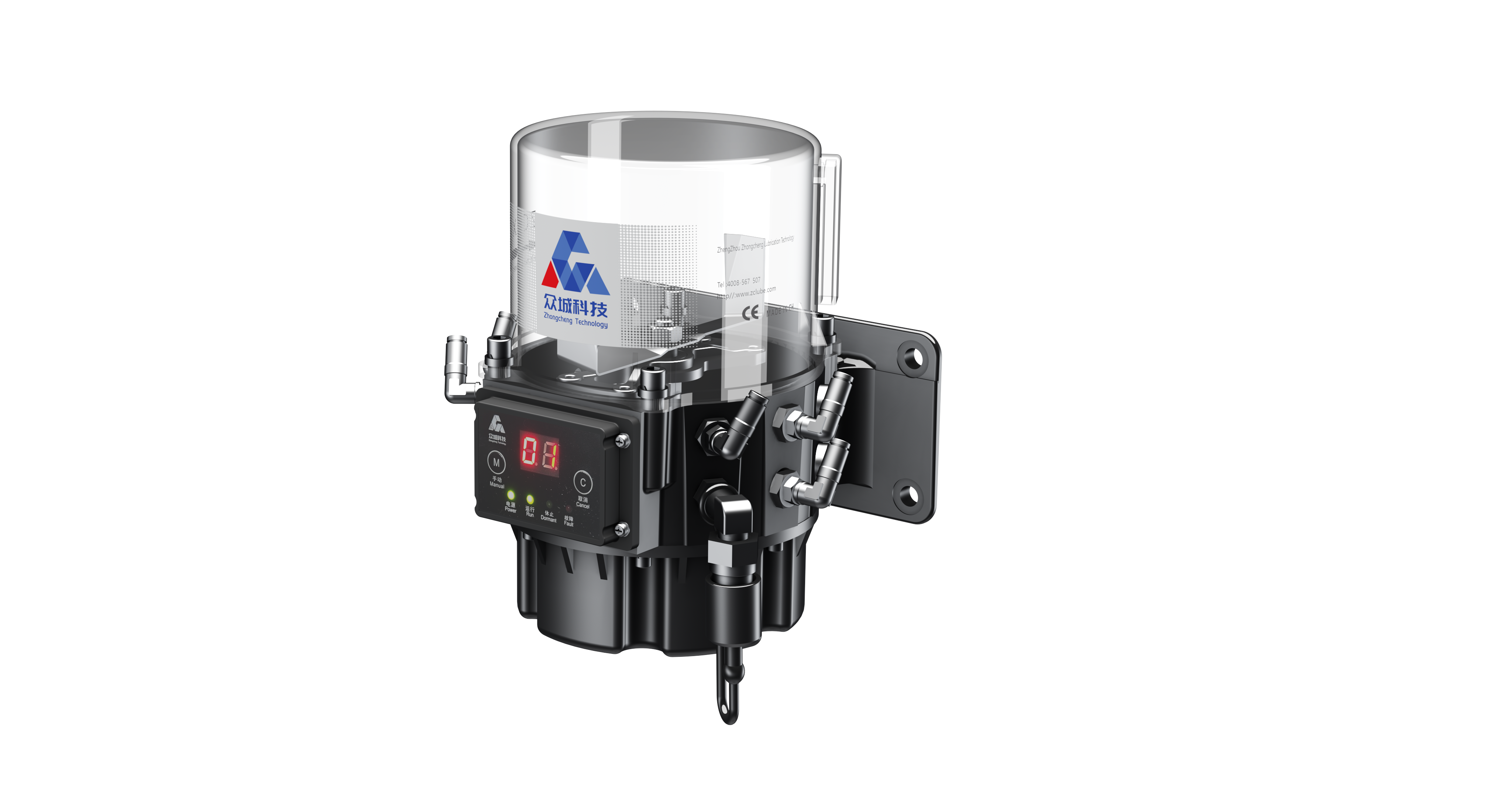 ZCH91 Electric Lubrication Pump with 12 oil outlets