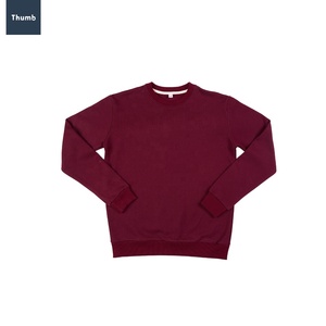 Bán Buôn OEM ODM Người Đàn Ông 65% Polyester 35% Bông Mùa Đông Pháp Terry Thân Thiện Với Môi Áo Crewneck Áo Thun Dài Tay Áo In - Product Image 5