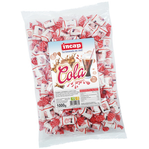 Vendita calda italiana caramelle Soft Incap Cola Toffee al cioccolato caramella caramella senza Gmo e senza glutine Cola con caramelle - Product Image 1
