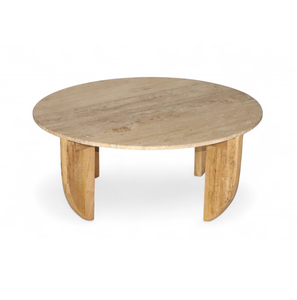 Mesas de centro contemporáneas con tapas de mármol diseñadas para un uso práctico y un atractivo atemporal en hogares modernos - Product Image 2