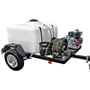 Nouvelle nettoyeuse haute pression électrique de 3800 PSI montée sur remorque, nettoyeur haute pression robuste de 4,0 à 4,4 GPM pour le lavage de voitures - Product Image 1