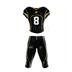 ออกแบบชุดอเมริกันฟุตบอลแขนสั้นไซส์ใหญ่แบบระบายอากาศได้เองตามต้องการ ผลิตจากวัสดุคุณภาพดีที่สุด - Product Image 1