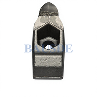 BAUSDE Soporte de Dientes para Trituradora Forestal, Repuestos de Recambio para Excavadora y Desbrozadora de Tocones, Compatible con Prinoth AHWI UPTS04