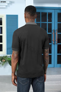 T-shirt polo Performance pour homme idéal pour travailler ou jouer Haut polo personnalisé pour homme Créez votre propre look - Product Image 4