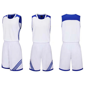 Ensembles de maillots de basket-ball sans manches personnalisés confortables, respirants, antibactériens et à séchage rapide, tailles plus grandes, pour l'entraînement, femmes et hommes - Product Image 6