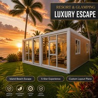 Villa de luxe à vue panoramique sur la mer, maison extensible à double aile pour l'hébergement de type boutique dans les complexes hôteliers de plage
