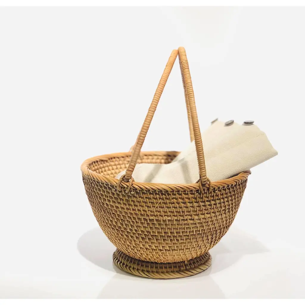 Meubles en rotin et bambou pour la décoration intérieure de la maison, Design Vintage, panier en rotin de haute qualité, plateau, sac de chaise, offre spéciale
