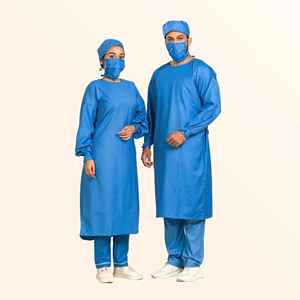 Bata Médica Desechable para Hospital |   Batas de Calidad Unisex para Médicos, Cirujanos y Enfermeras para Hospital |   Bata para Uniforme de Cirujano - Product Image 3
