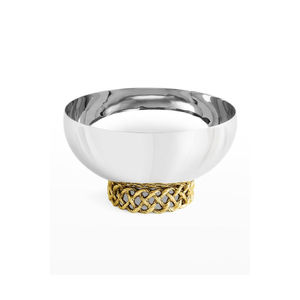 Bol de service rond en métal martelé créatif de haute qualité pour hôtel ou restaurant - Product Image 4