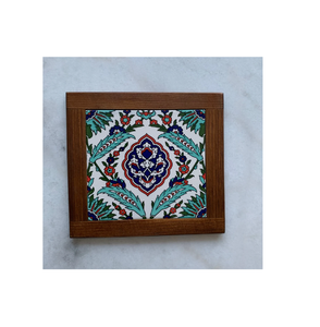 Wholesale Latest Piece Ceramic and <b>Wooden</b> <b>coaster</b> Handmade Design Ceramic <b>Coasters</b> - Product Image 2