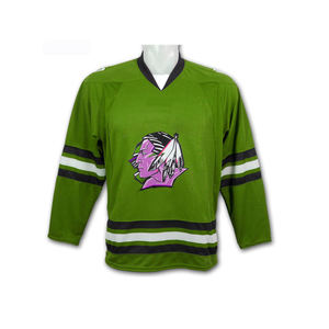 Camisetas de Hockey sobre Hielo Personalizadas, 100% Poliéster, Logotipo, Nombre y Número Impresos, OEM, Ropa Deportiva al por Mayor - Product Image 2