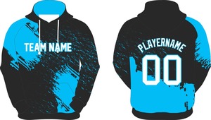 Sweat à capuche basique pour hommes Streetwear de haute qualité-Tissu polaire en coton/polyester à conception personnalisée à séchage rapide et respirant - Product Image 5