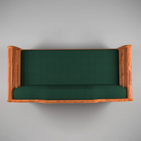 Modernes Luxus-Massivholz-Sofa-Set, Anpassbar und Erweiterbar, Dreisitzer für Wohnzimmer, Küche, Werkstatt, Villa-Möbel