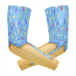 Customized Logo Sublimation Elbow Donut Cool Spandex <b>Nylon</b> Arthritis BMX Gym Running Non-<b>slip</b> Professional Protection Baseball - Product Image 1