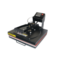 Presse à chaud manuelle haute pression 38x38cm pour l'impression par sublimation de logos et textiles sur t-shirts