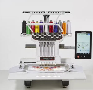 NOUVEAU - Machine à broder multi-aiguilles automatique informatisée Brother Entrepreneur Pro X PR1050X avec moteur - Usage domestique - Product Image 2