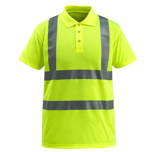 Camiseta Polo de Seguridad Reflectante, Fácil de Lavar, la Mejor Llegada, Venta al por Mayor, Ropa de Trabajo de Construcción, Poliéster Impermeable y Transpirable - Product Image 1