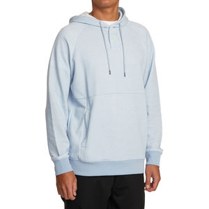 Sudadera con capucha 100% de algodón negro para hombres estampado personalizado patrón sólido sudadera Invierno Polar térmico bordado liso teñido - Product Image 3