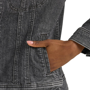 Nouveau design de vestes en jean pour femmes veste en jean respirante à manches longues coupe-vent pour femmes personnalisée - Product Image 4