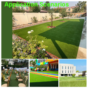 <span class=keywords><strong>Gazon</strong></span> artificiel résistant au feu et respectueux de l'environnement de 20 mm à 60 mm, tapis synthétique doux <span class=keywords><strong>pour</strong></span> décoration intérieure et extérieure de luxe - Product Image 6