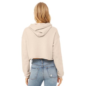 Bella Canvas Cropped Fleece Sudadera con capucha - Product Image 3