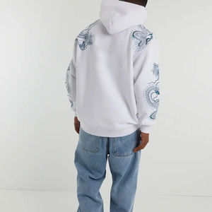 Sudadera con Capucha de Forro Polar Unisex de 420 g/m² al por Mayor, Sudadera con Capucha de Algodón Estilo Urbano, Transpirable, Bordada e Impresa Personalizada - Product Image 6