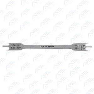 อุปกรณ์ทันตกรรม เครื่องมือทันตกรรม เครื่องมือแพทย์ ขายดีที่สุด เกจวัดความสูงของบรัคเก็ต มีขนาด 3.5 มม. 4.0 มม. 4.5 มม. - Product Image 2