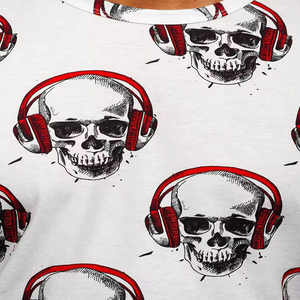 Camisetas Personalizadas con Serigrafía para Hombre, Estilo Urbano, Unisex, de Gran Tamaño, 100% Algodón Transpirable con Letras - Product Image 4