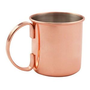 Metal Best Selling Pure Copper Moscow Mule Mug High Quality with Handle Brass Barware Drinking - Product Image 4