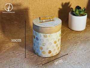 Juego de ensaladeras redondas de fibra de bambú de fruta de arroz biodegradables naturales hechas en Vietnam - Product Image 3