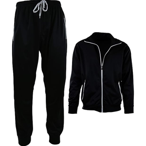 Unisex Custom 100% Cotton Eco-Friendly Breathable Gym Sweat Suit Winter Fitness Hoodies Tracksuit Logo XL Size for Jogging - Product Image 1
