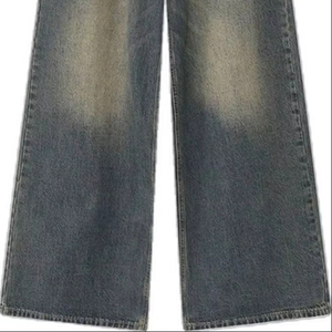 Pantalon droit ample à taille mi-haute en coton 100% respirant à séchage rapide avec boutons pour femmes Rixo Enterprises - Product Image 6