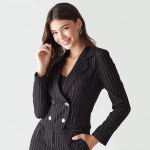 Conjunto de Traje para Mujer, Blazer y Pantalones Elegantes, Ropa de Trabajo Profesional, Ropa de Oficina, Ropa Formal Elegante, Venta al por Mayor - Product Image 6