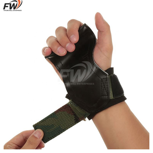 Poignées de gymnastique en cuir personnalisées unisexes, protège-paumes en cuir de vachette pour le fitness et la musculation, logo personnalisable - Product Image 4