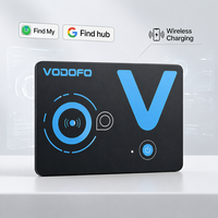 Carte de suivi d'objets Bluetooth ultra-mince avec fonction Localiser et Hub de localisation, recharge sans fil, batterie 6 mois