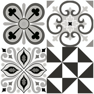 เซรามิกเคลือบ3D แบบทันสมัยขนาด300x300มม. กระเบื้องปูพื้นผนังฟังก์ชั่นไฟร์บริค CMC บลูส์ดูดซับน้ำได้8% 8.5% สำหรับการตกแต่งภายในโรงแรม - Product Image 5