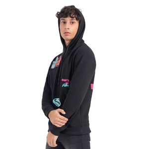 Sweat-shirt à capuche surdimensionné avec logo personnalisé OEM Sweat-shirt polaire lourd pour l'hiver Streetwear unisexe grande taille avec cordon de serrage - Product Image 1